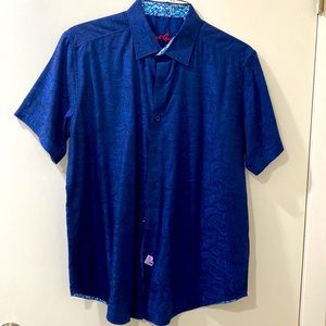 Men’s Large Robert Graham Button Up Dress Shirt
